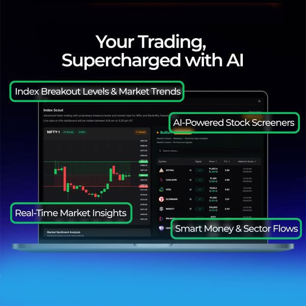 Market dashboard mock